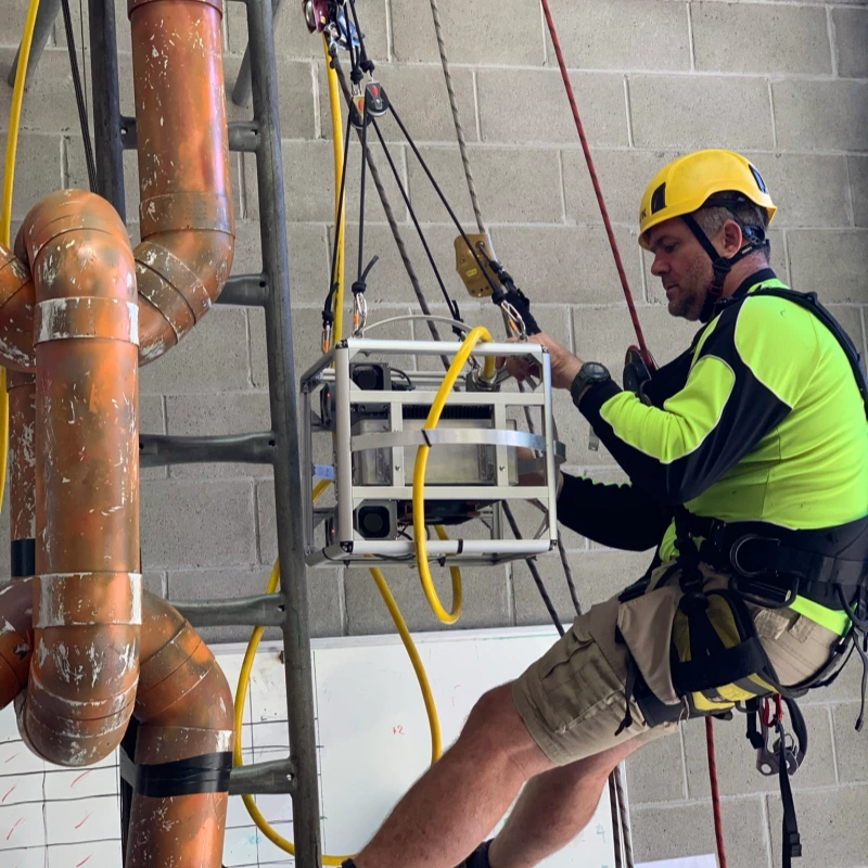 mooring chain inspection