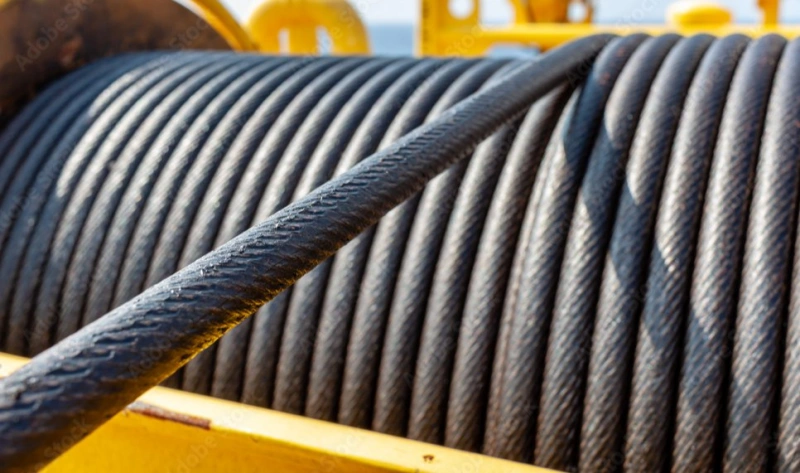 powerful machinery crane wire rope