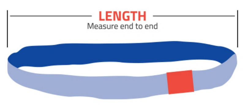 round sling measurement steps