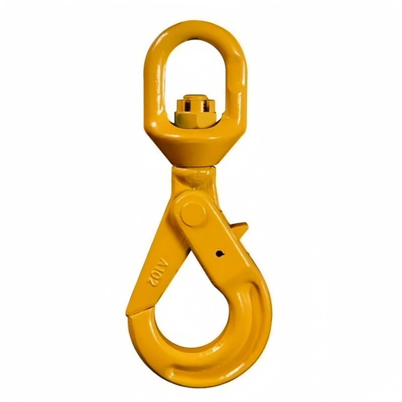 swivel self locking hook