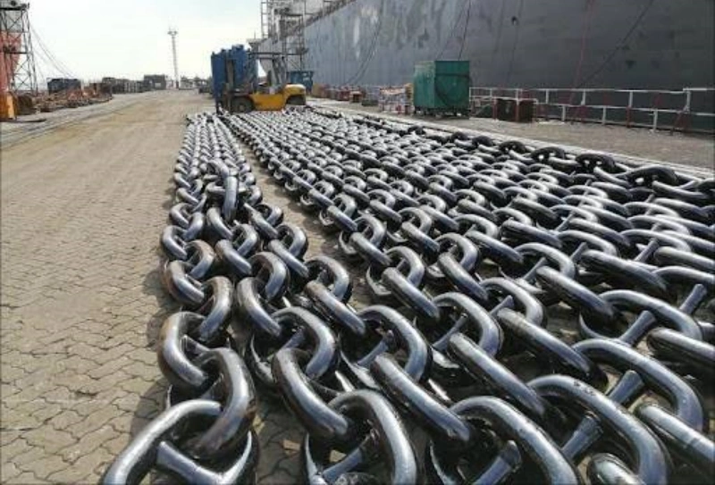 the mooring chain