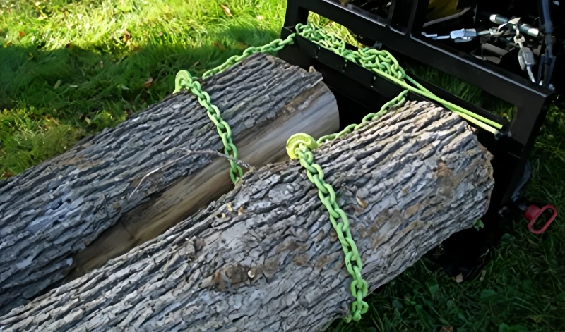 attaching the logging choker chain