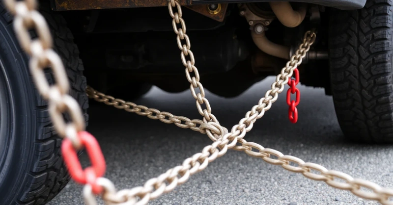 choosing tow chains for vehicle recovery