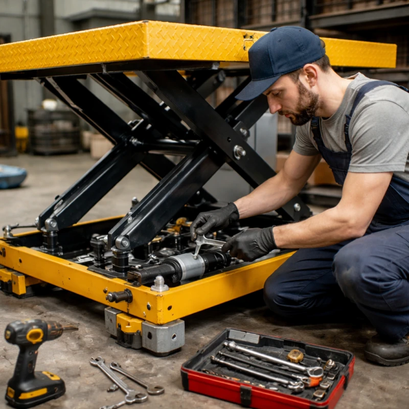 hydraulic lift table repair