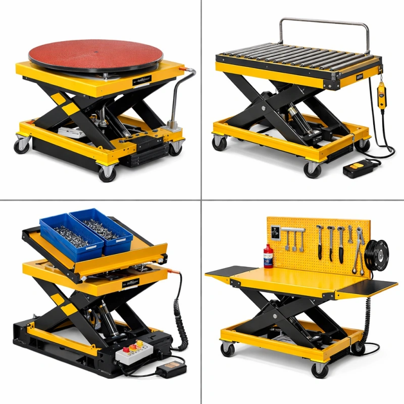 hydraulic lifting table modifications