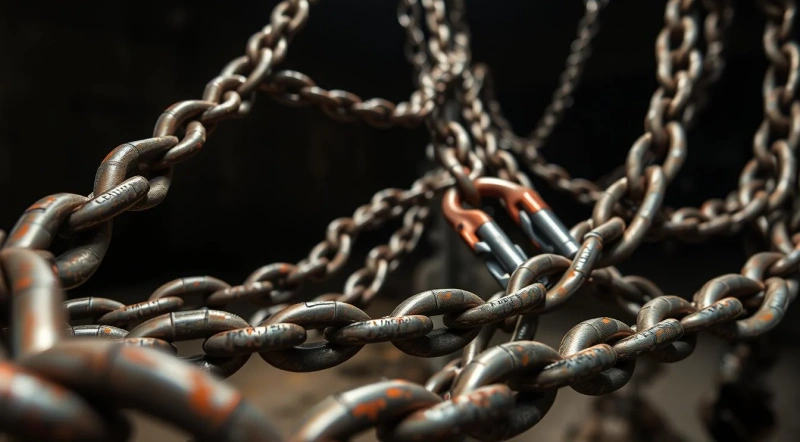 inspecting tow chains