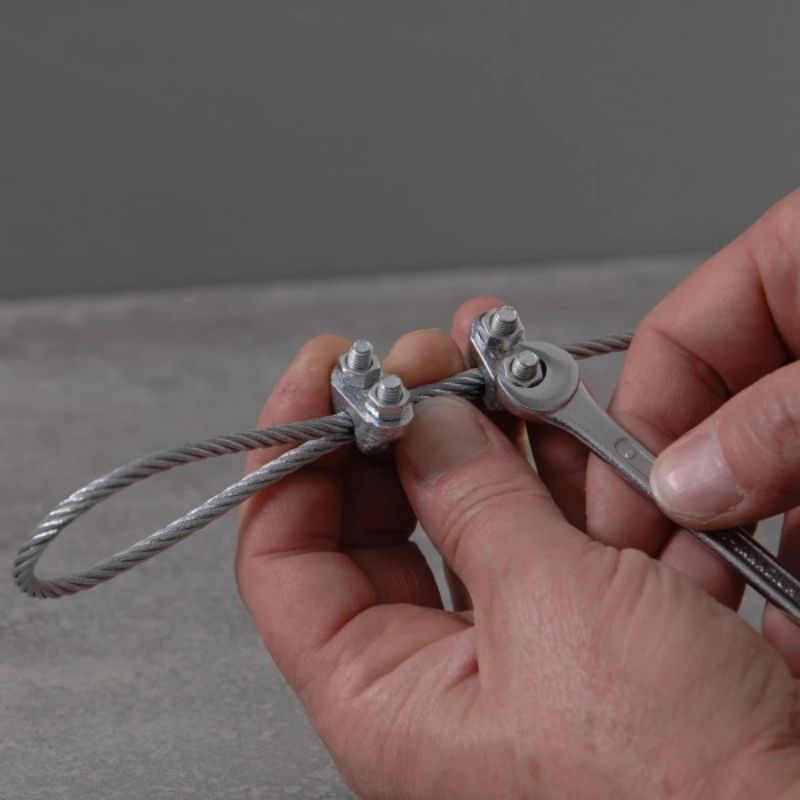 wire rope clamp installation