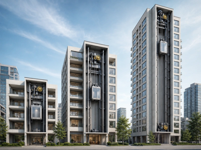 low mid high rise traction elevators