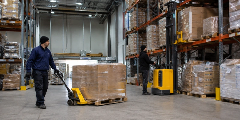 pallet jack vs pallet stacker