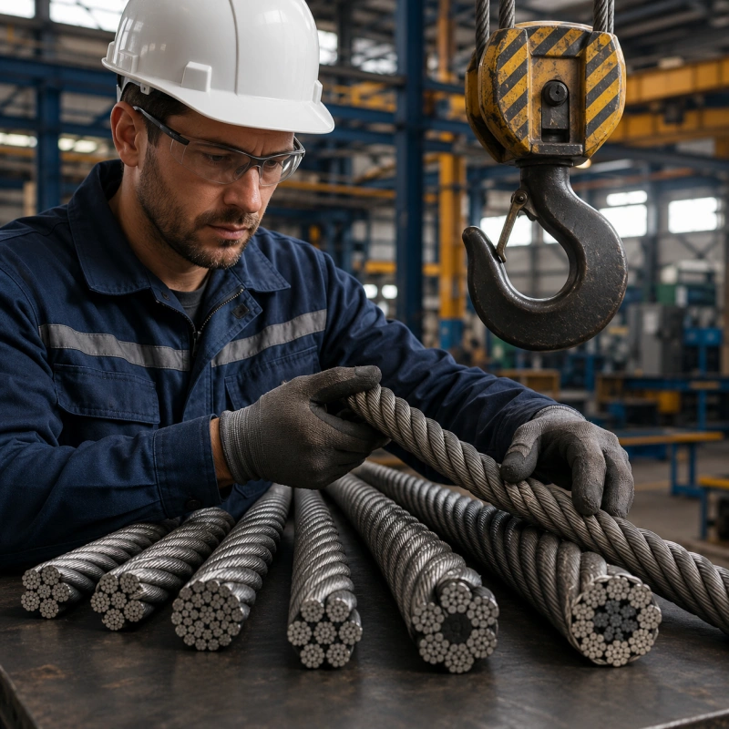 how to choose crane wire rope