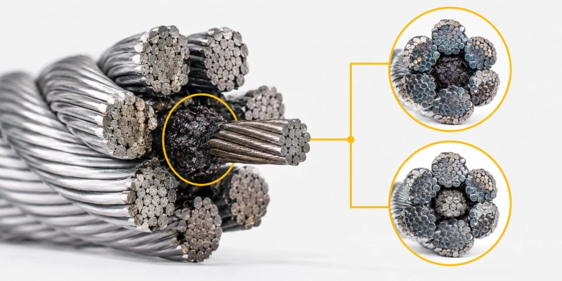 what are wire rope cores