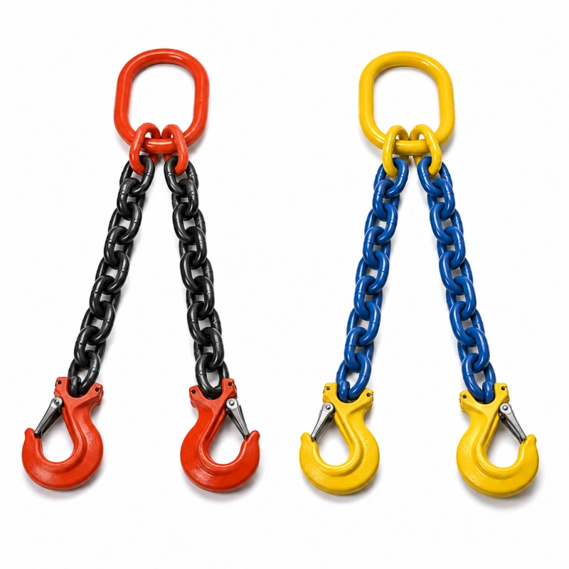 grade 80 and grade 100 chain slings