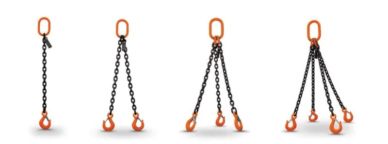 measure chain sling reach bearing to bearing