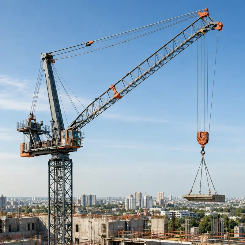 tower and luffing jib cranes