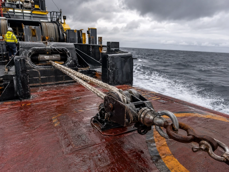 towing anchor handling
