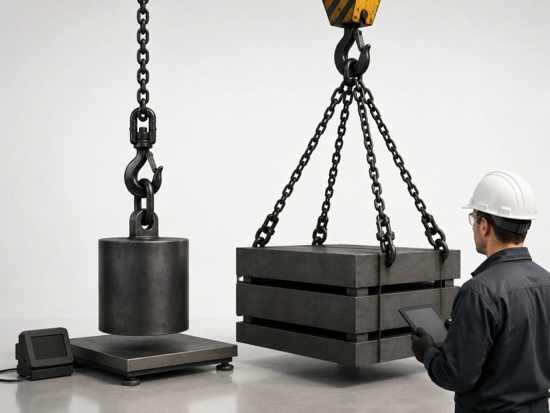 start with the maximum load and required wll